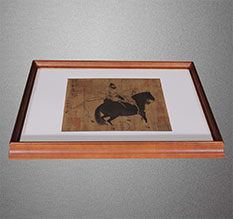 大兴安岭书画装裱配框服务案例